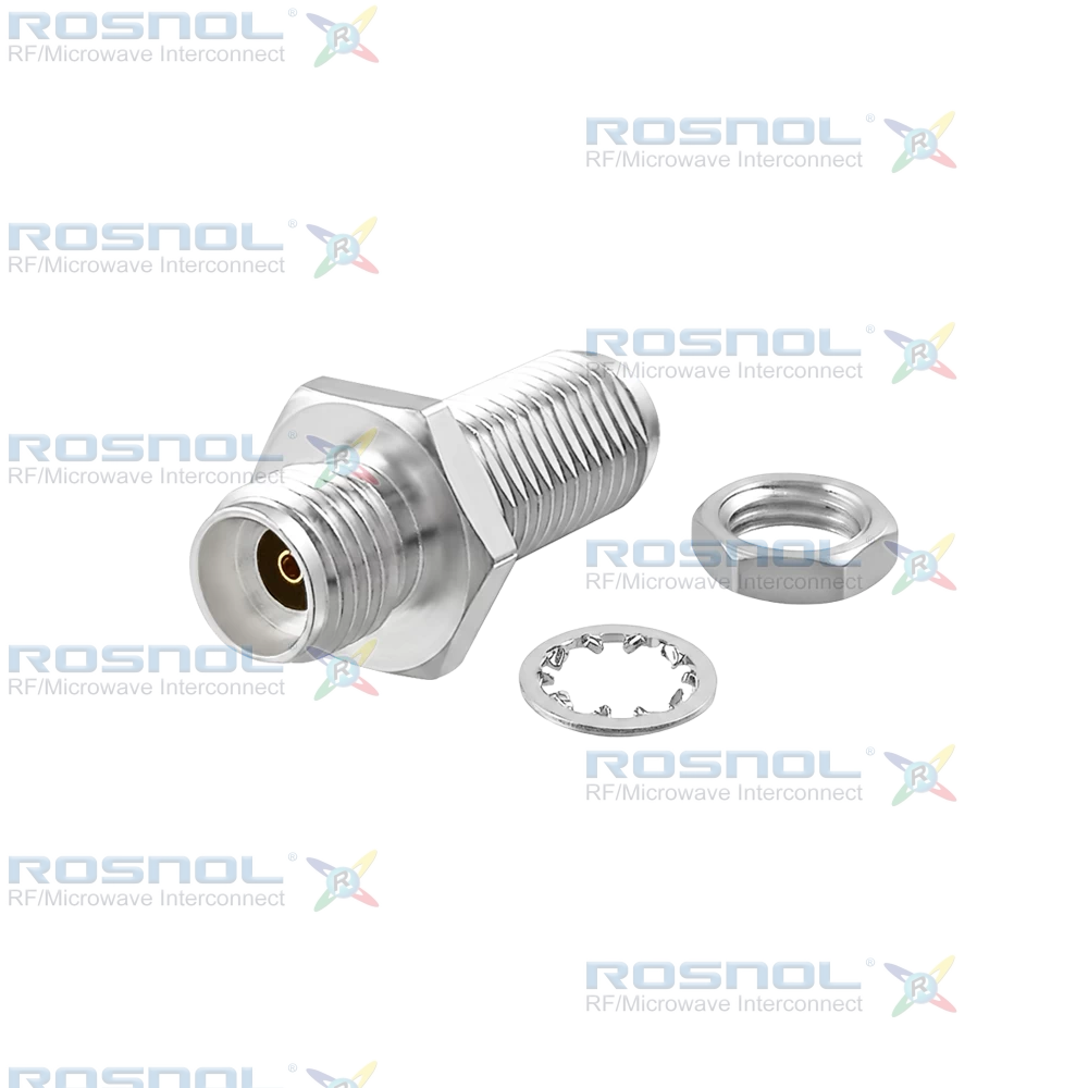2.92mm Jack (Female) to 2.92mm Jack (Female) Bulkhead Adapter, DC-40GHz VSWR 1.15