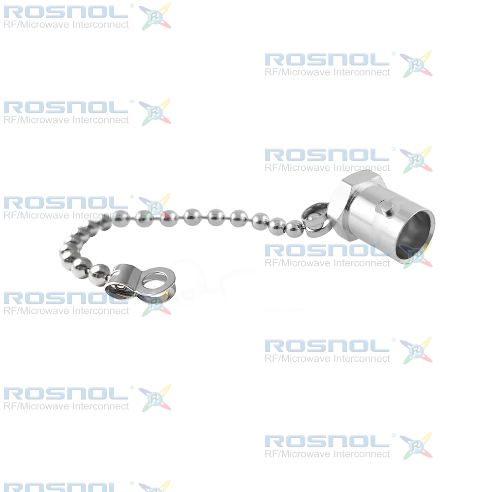 BNC Jack (Female) Protective Cap with 100mm Chain