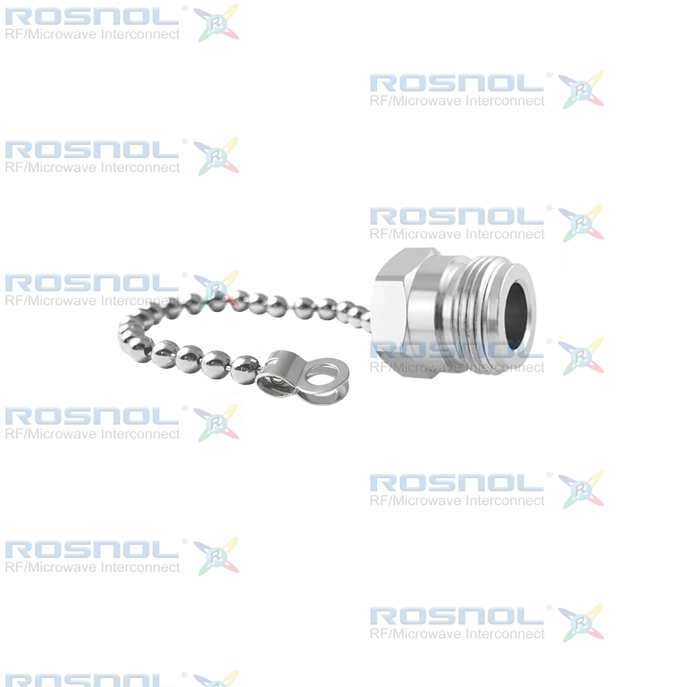 N Jack (Female) Protective Cap with 100mm Chain