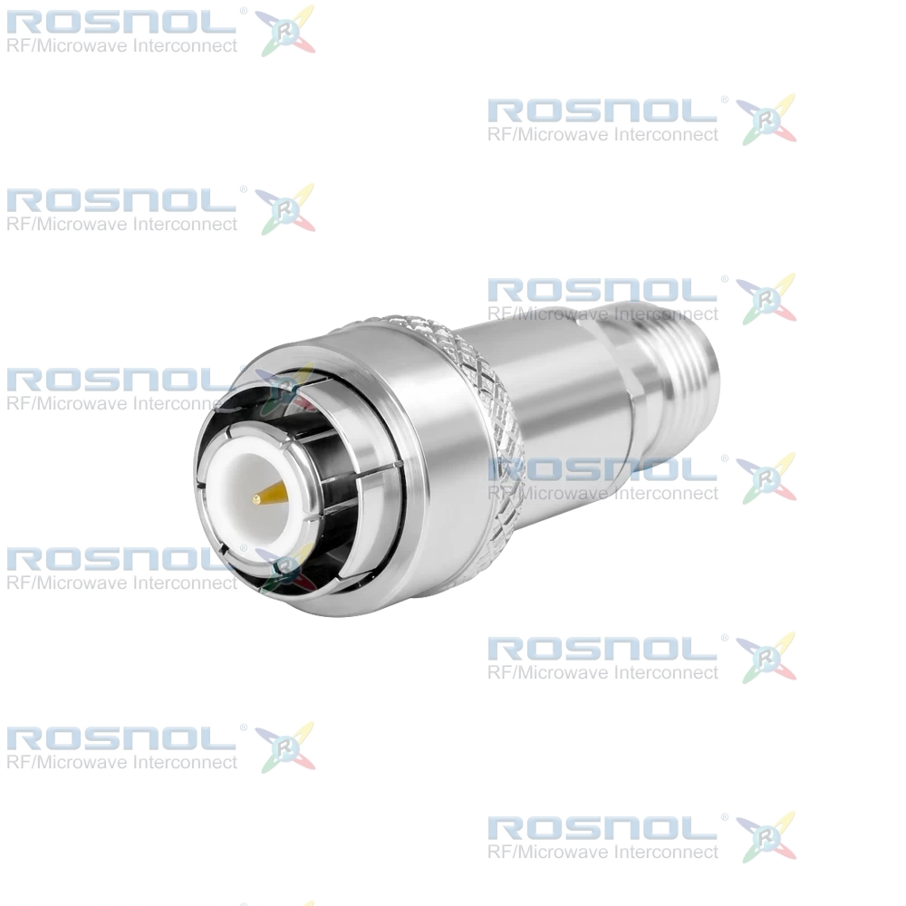 Precision TNC Snap-On Jack (Female) to Precision TNC Jack (Female) Adapter, DC-18GHz VSWR 1.25