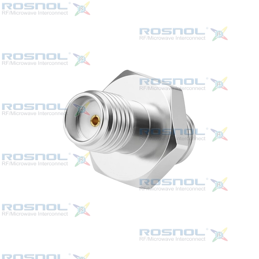 SMA Jack (Female) to MCX Jack (Female) Bulkhead Adapter, DC-6GHz VSWR 1.20