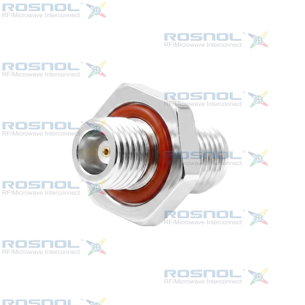 SMA Jack (Female) to MCX Jack (Female) Bulkhead Adapter, DC-6GHz VSWR 1.20