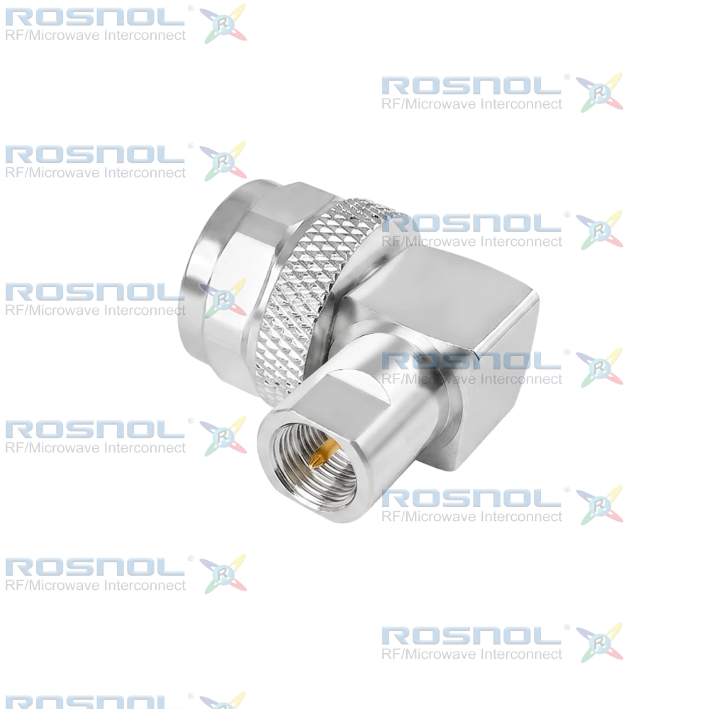 N Plug (Male) to FME Plug (Male) Right-Angle Adapter, DC-2.0 GHz VSWR 1.43