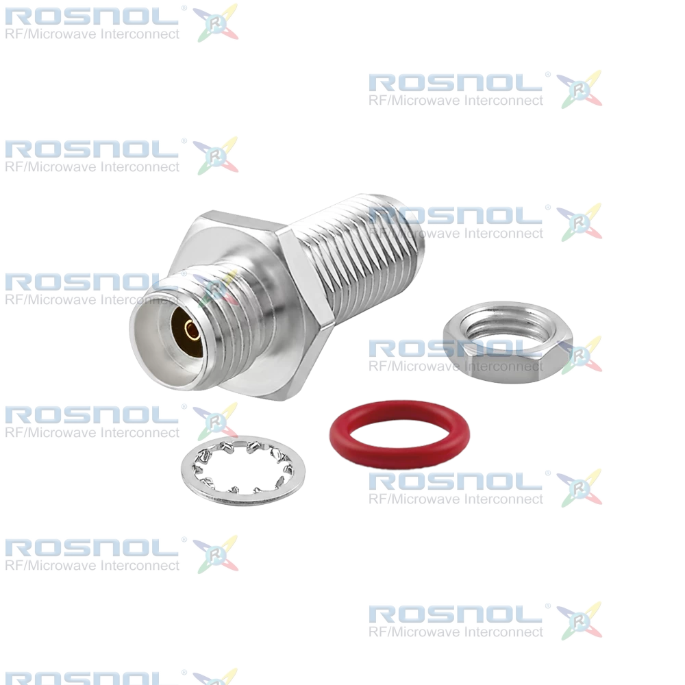 2.92mm Jack (Female) to 2.92mm Jack (Female) Bulkhead Adapter, DC-40GHz VSWR 1.15