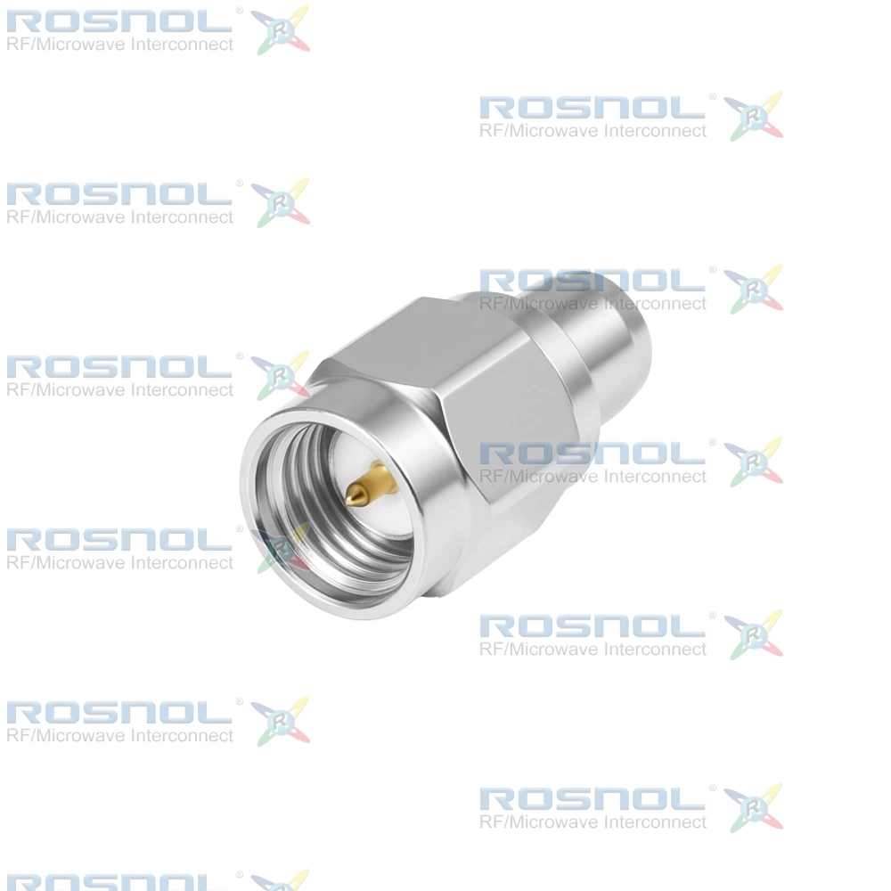 SMA Plug (Male) to BMA Plug (Male) Adapter, DC-26.5GHz VSWR 1.15