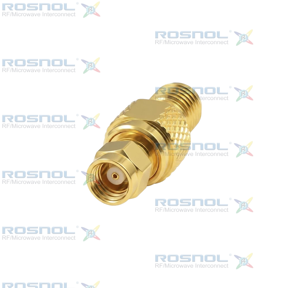SMC Plug (Male) to SMA Jack (Female) Adapter, DC-10GHz VSWR1.35