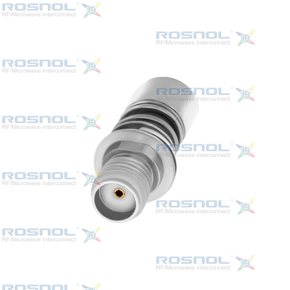SMA Jack (Female) to BMA Jack (Female) Bulkhead Adapter, DC-18GHz VSWR 1.14