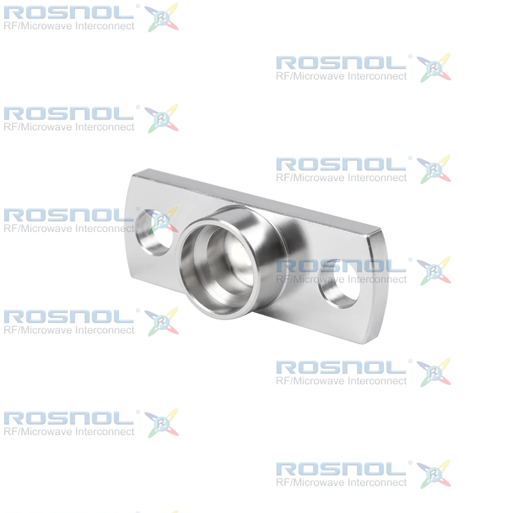 SMP Plug (Male) Full Detent Connector 2 Hole Flange, 8.99mm (.354 inch) hole spacing