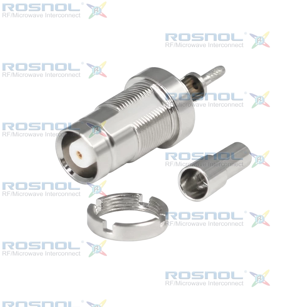 1.6-5.6 Jack (Female) Bulkhead Straight Cable Connector for HUAWEI E1
