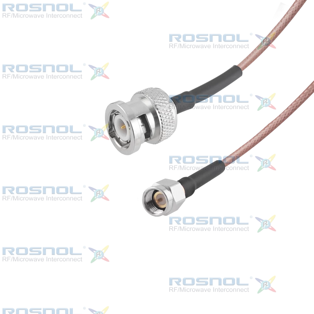 BNC Male to SMA Male Cable Assembly for RG-316, DC-3GHz VSWR1.30