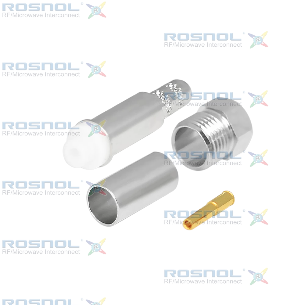 FME Jack (Female) Straight Cable Connector for RG-55, RG-142, RG-223, RG-400, DC -2.5 GHz