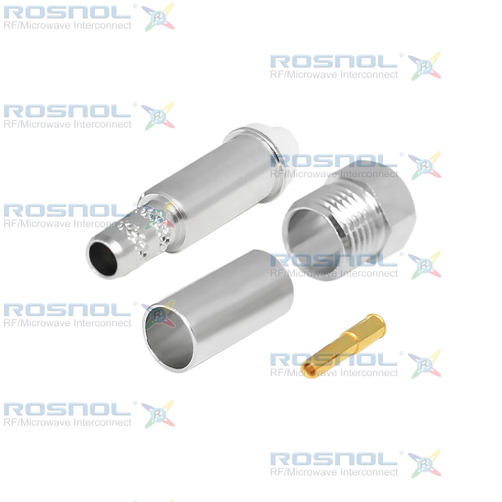 FME Jack (Female) Straight Cable Connector for RG-55, RG-142, RG-223, RG-400, DC -2.5 GHz