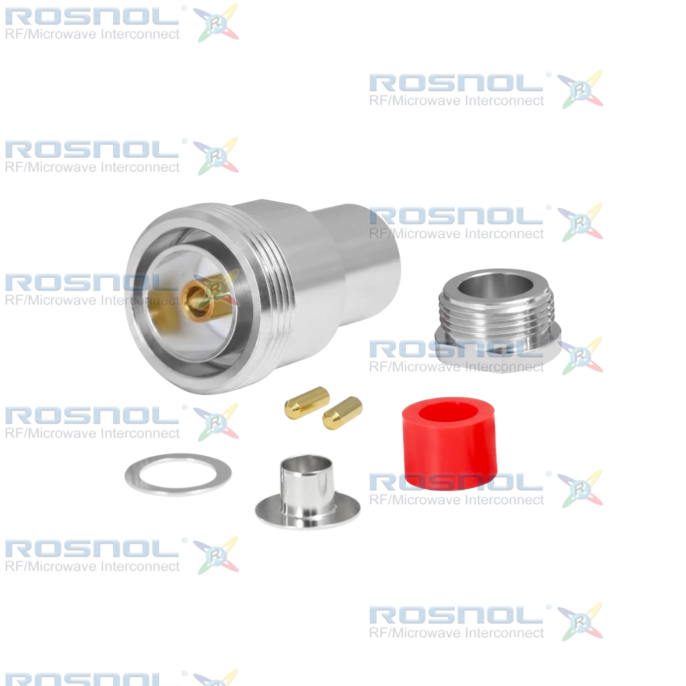 7/16 Jack (Female) Straight Cable Connector for LMR 400, RNL-400, RG-213, RG-214, DC to 6GHz VSWR1.30