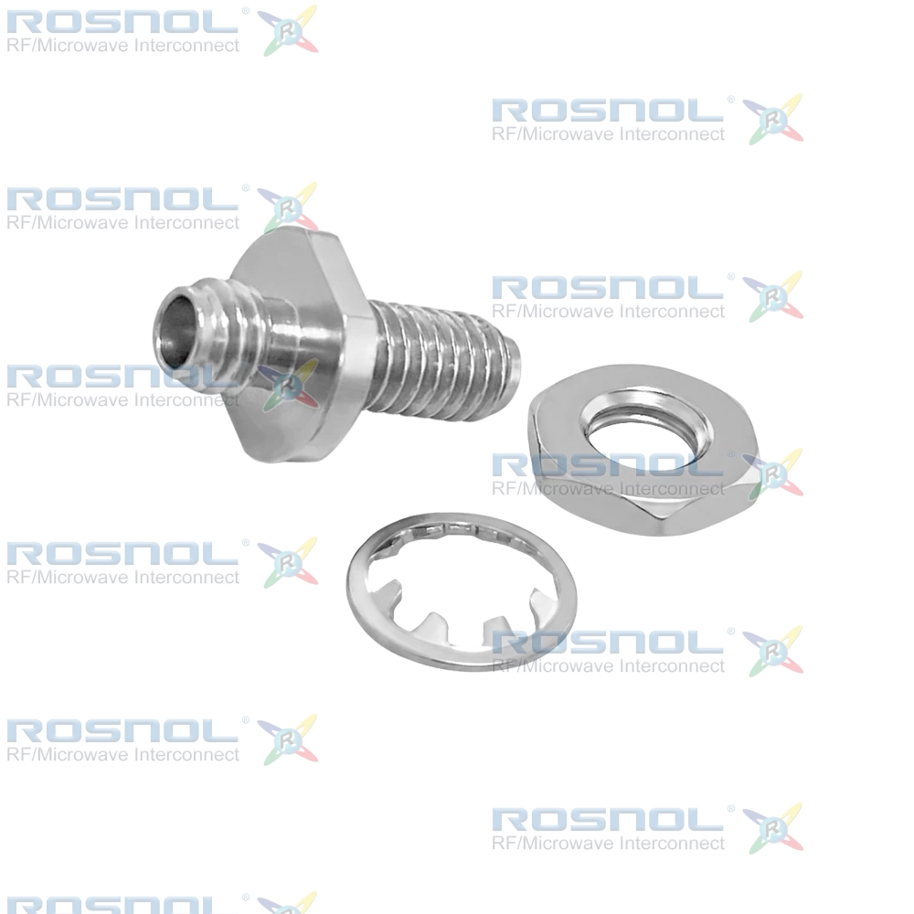 1.0mm Jack (Female) to 1.85mm Jack (Female) Bulkhead Adapter, DC-110GHz VSWR 1.35