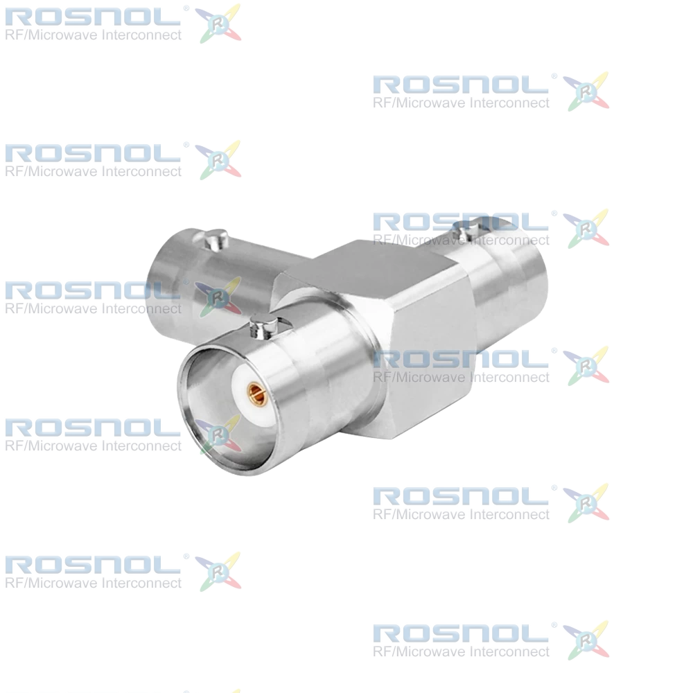 BNC Jack (Female) to BNC Jack (Female) to BNC Jack (Female) T-Adapter, DC-10GHz VSWR 1.3