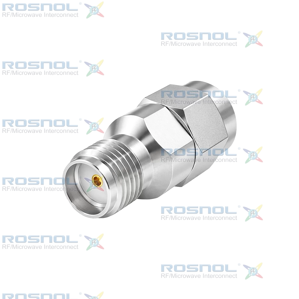 SMA R/P Plug (Male) to SMA Jack (Female) Adapter, DC-18GHz VSWR 1.2
