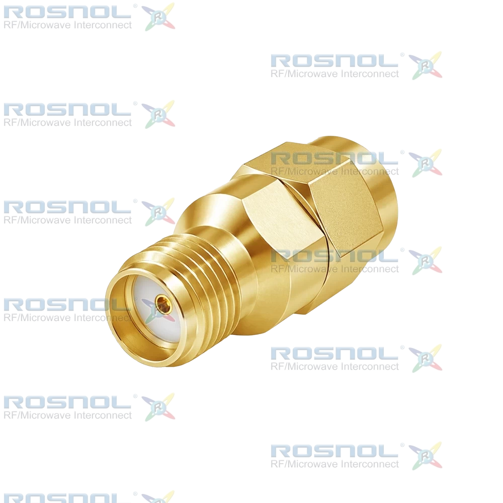 Precision SMA Plug (Male) to Precision SMA Jack (Female) Adapter, DC-27GHz VSWR 1.15