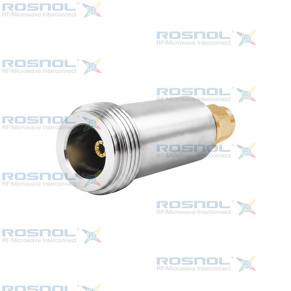 SMA Plug (Male) to Precision N Jack (Female) Adapter, DC-18GHz VSWR 1.15