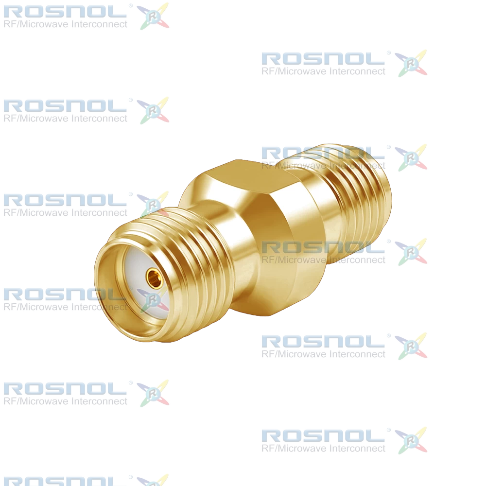 SMA Jack (Female) to SMA R/P Jack (Female) Adapter, DC-18GHz VSWR 1.2