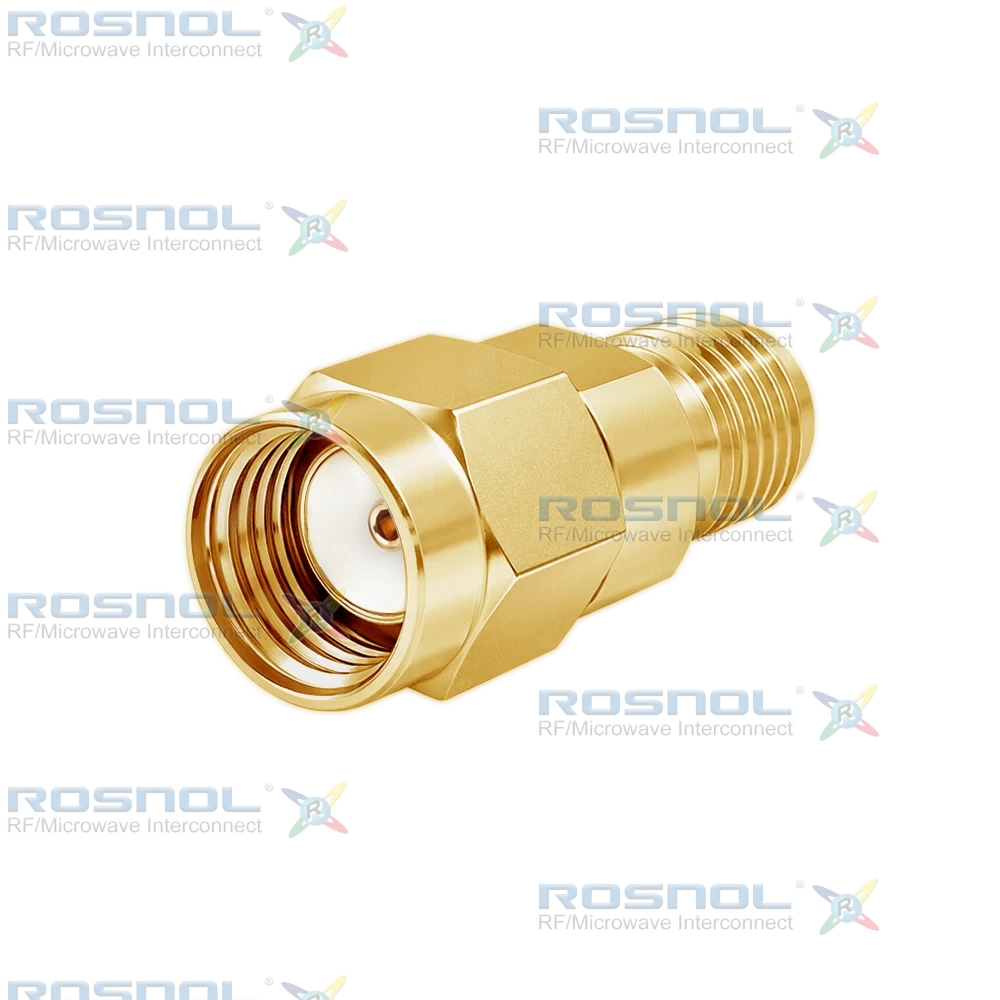 SMA R/P Plug (Male) to SMA R/P Jack (Female) Adapter, DC-18GHz VSWR 1.2