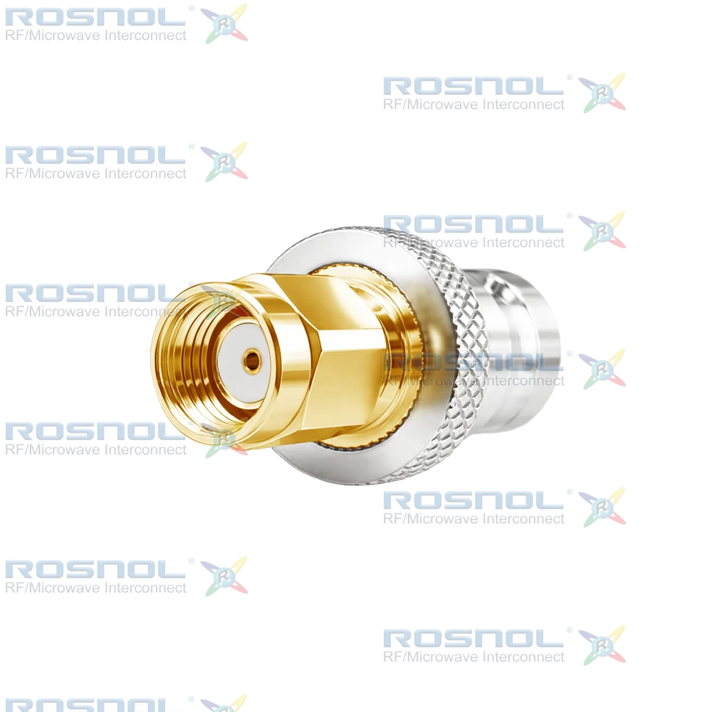 SMA R/P Plug (Male) to BNC Jack (Female) Adapter, DC-6GHz VSWR 1.20