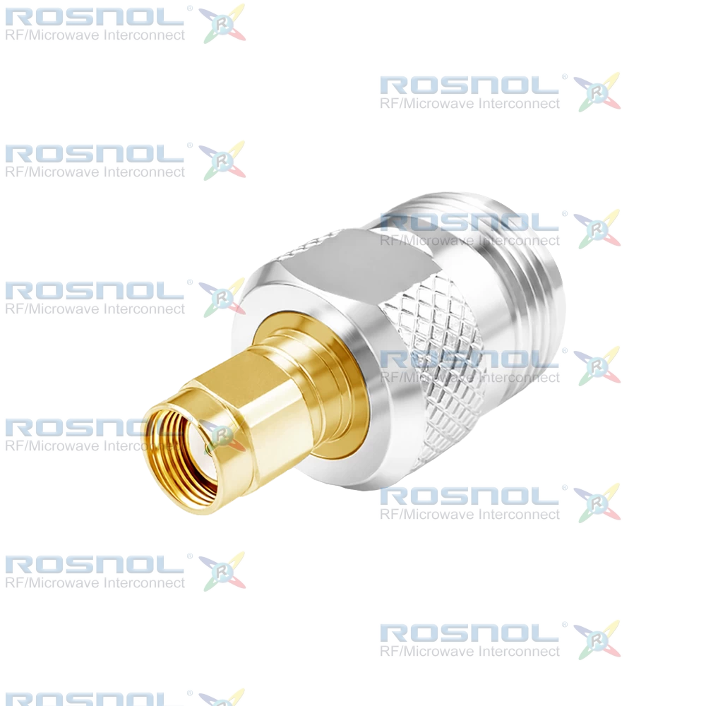 SMA R/P Plug (Male) to N Jack (Female) Adapter, DC-12GHz VSWR1.15
