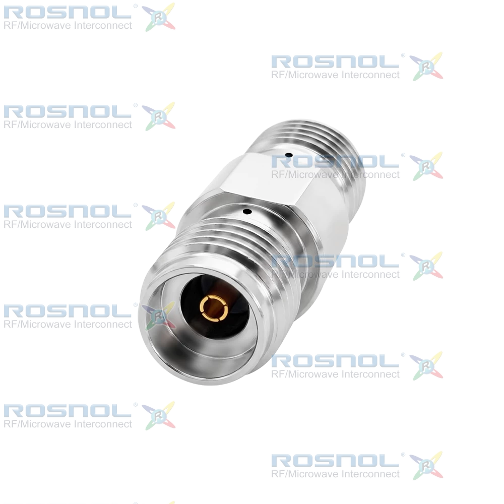 2.92mm Jack (Female) to 2.92mm Jack (Female) Adapter With Venting Hole For TVACApplication, DC-40 GHz VSWR 1.15