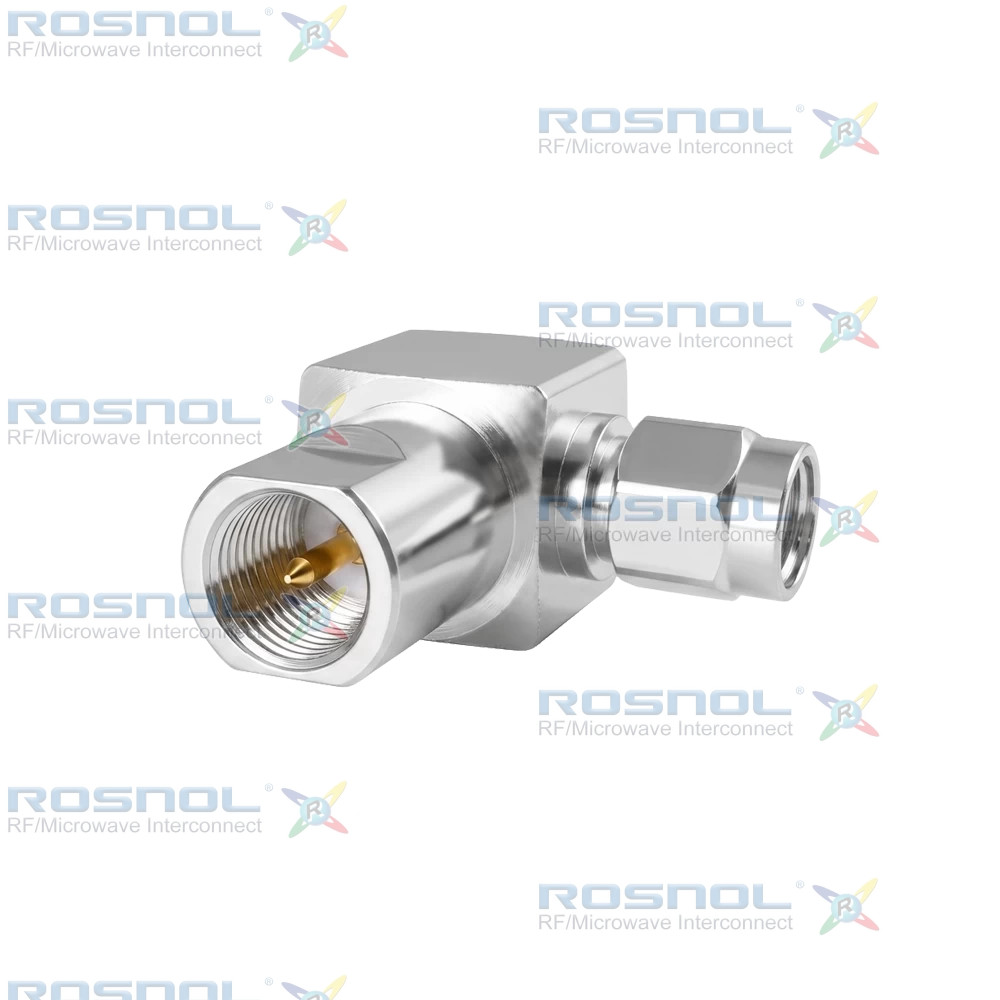 SMA Plug (Male) to FME Plug (Male) Right-Angle Adapter, DC-2.5GHz
