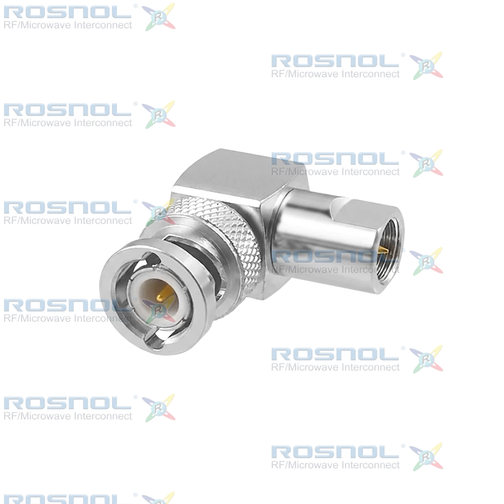 BNC Plug (Male) to FME Plug (Male) Right Angle Adapter, DC-2.5GHz