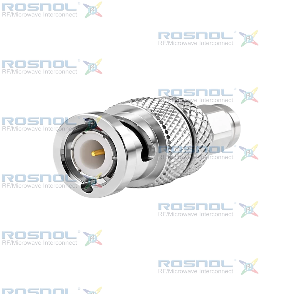 SMA Plug (Male) to BNC Plug (Male) Adapter, DC-6GHz VSWR 1.15