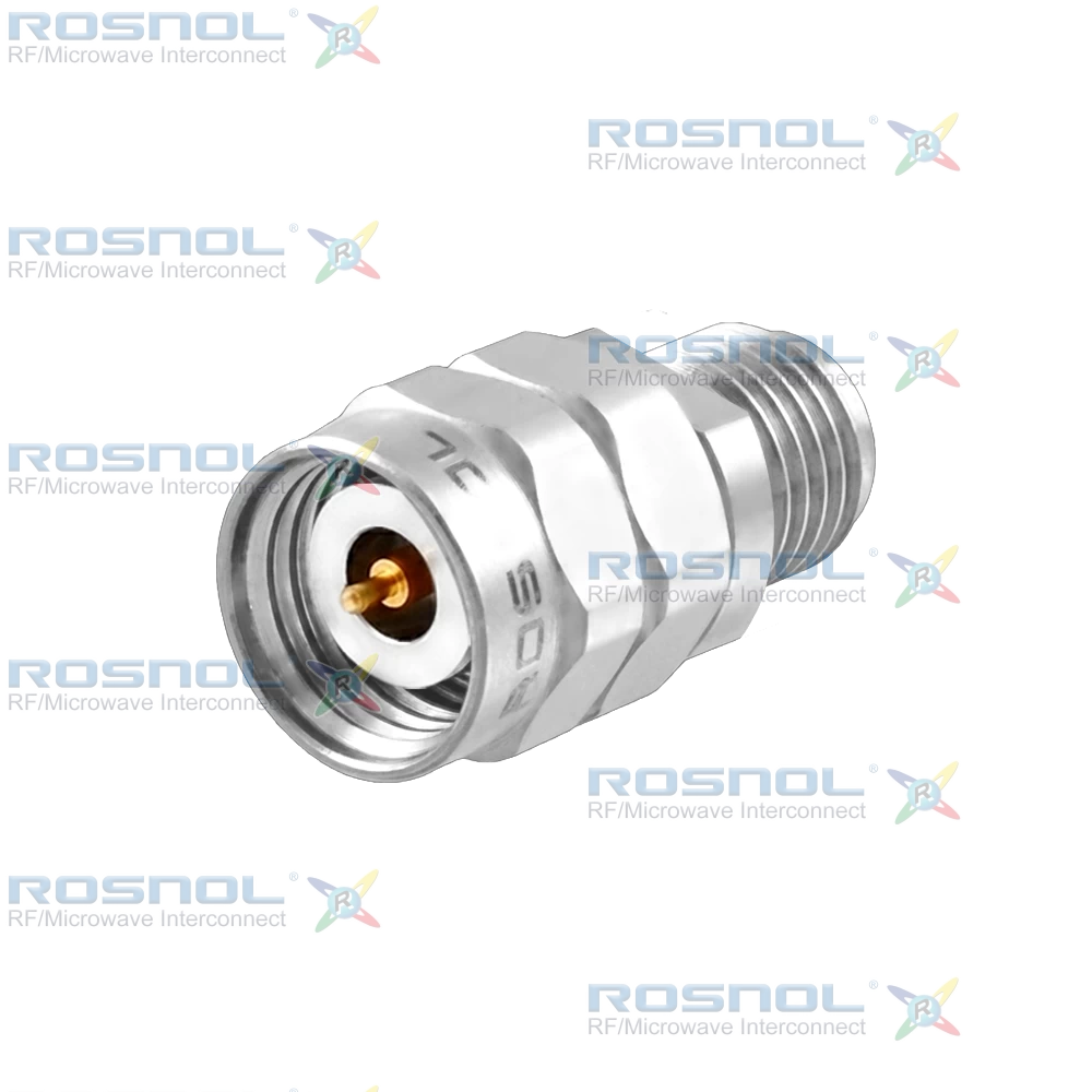 TVAC 2.4mm Plug (Male) to 2.92mm Jack (Female) Adapter, DC-40 GHz, VSWR 1.25