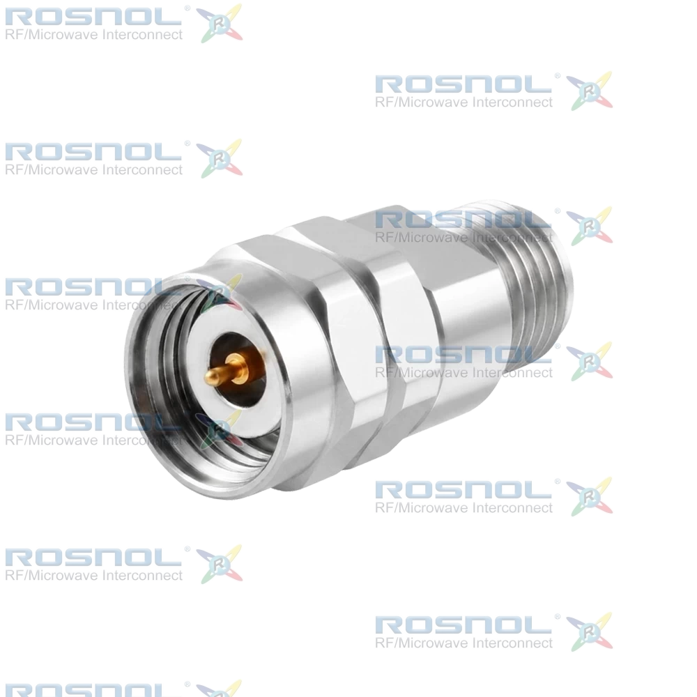 2.4mm Plug (Male) to Precision SMA Jack (Female) Adapter, DC-27GHz VSWR 1.15