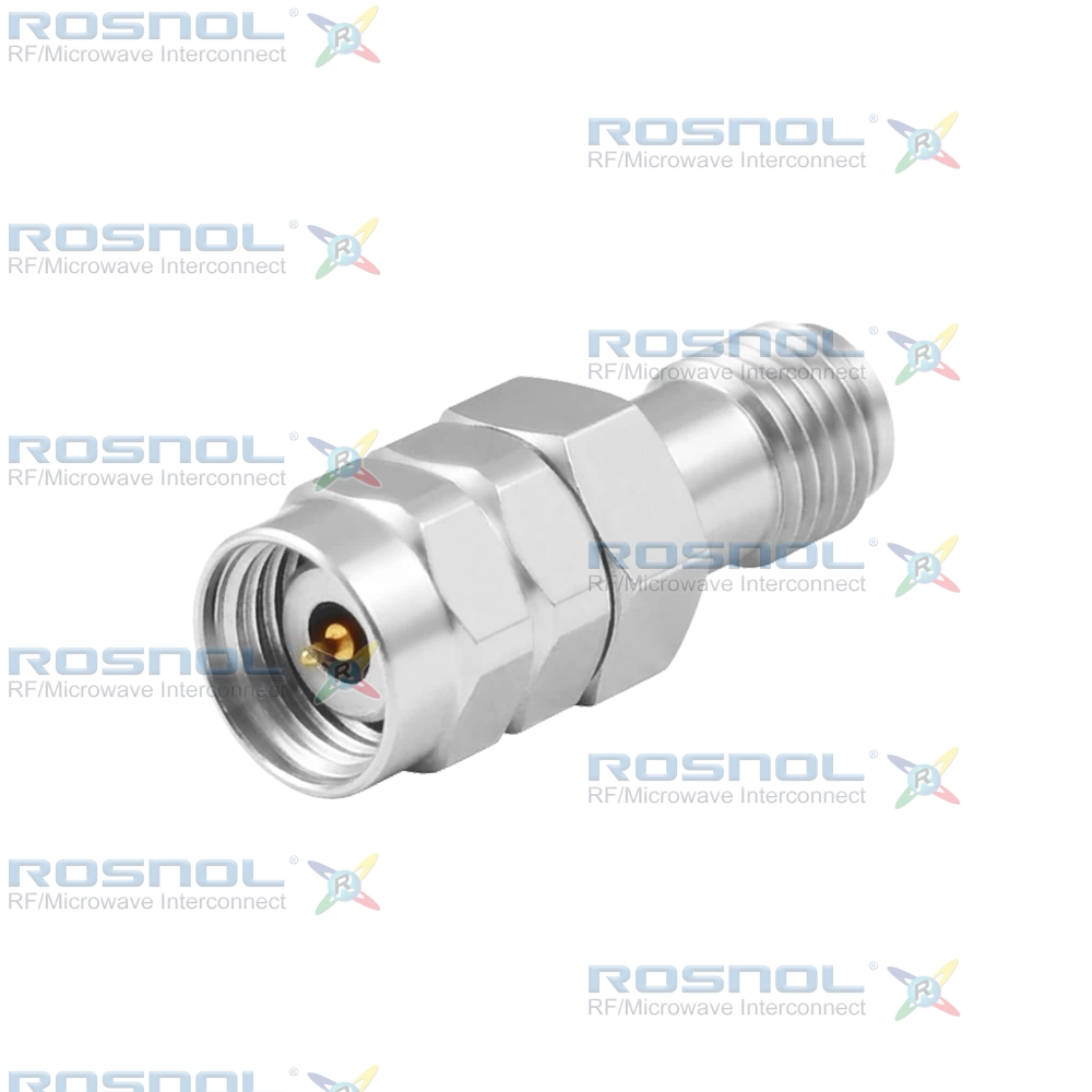 2.4mm Plug (Male) to Precision SMA Jack (Female) Adapter, DC-27GHz VSWR 1.15