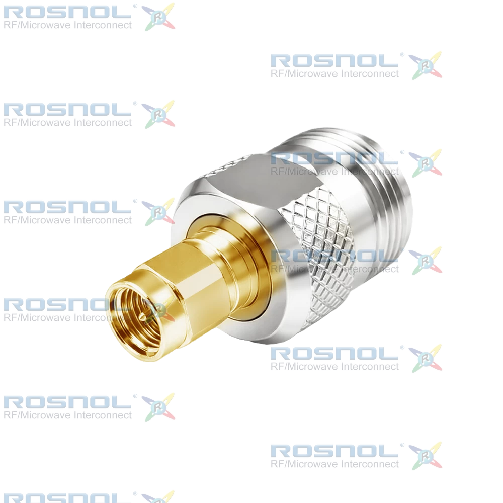 SMA Plug (Male) to N Jack (Female) Adapter, DC-12GHz VSWR 1.15