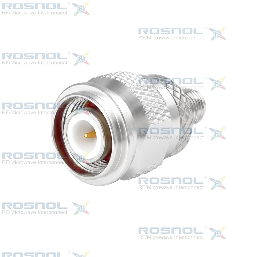 Precision TNC Plug (Male) to SMA Jack (Female) Adapter, DC-18GHz VSWR 1.20