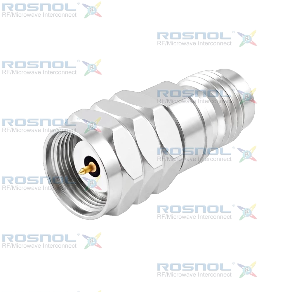 1.85mm Plug (Male) to 2.4mm Jack (Female) Adapter, DC-50GHz VSWR 1.15