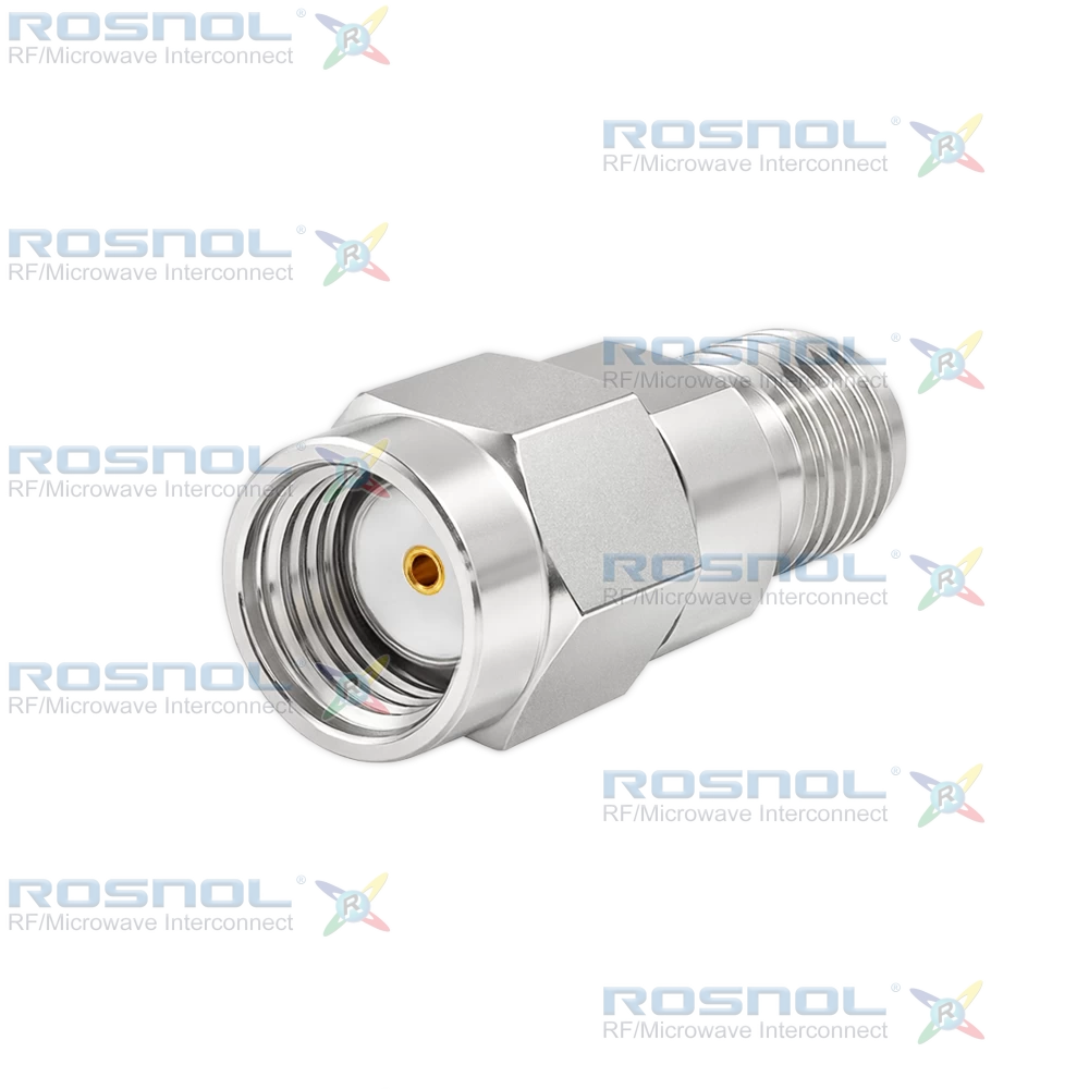 SMA R/P Plug (Male) to SMA Jack (Female) Adapter, DC-18GHz VSWR 1.2