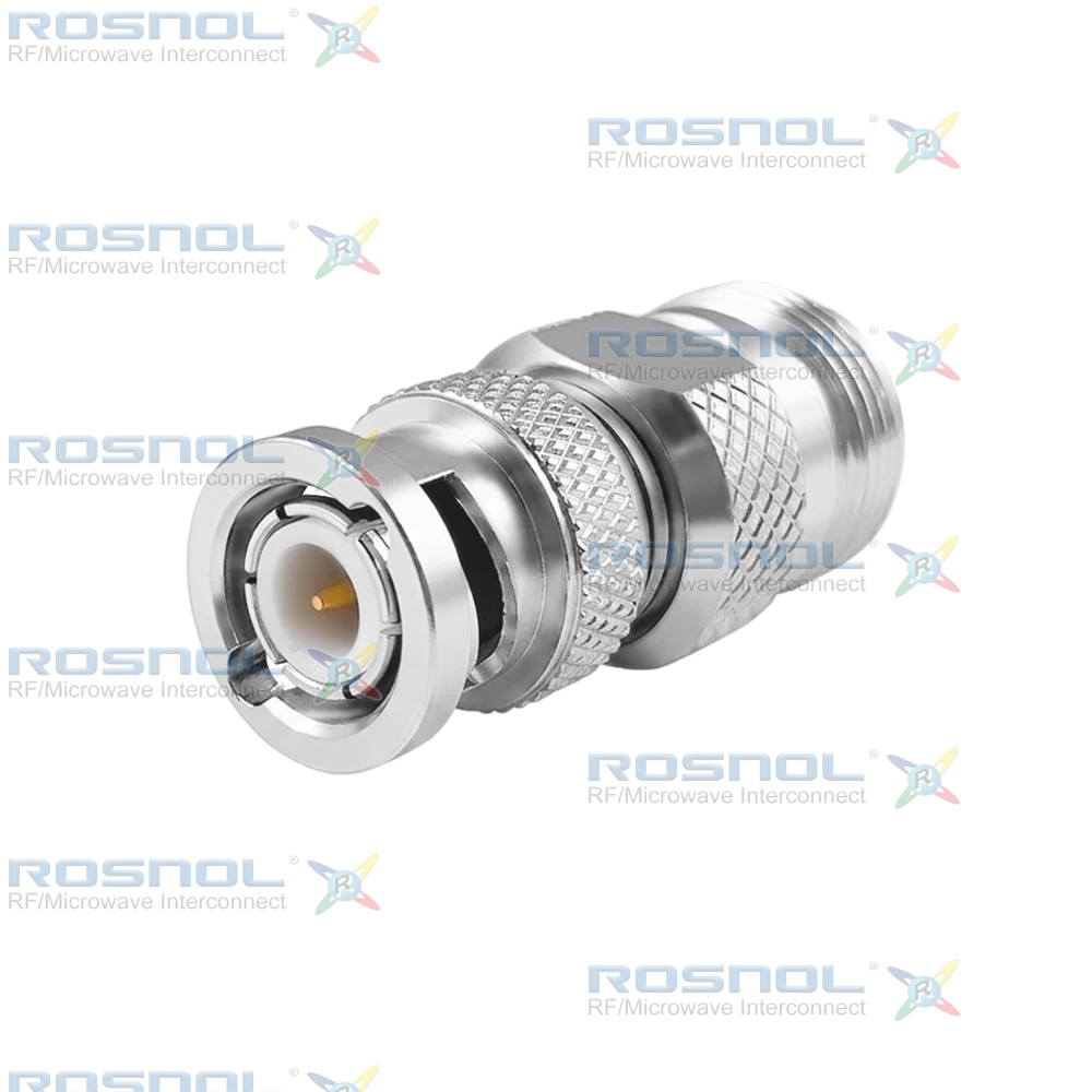 BNC Plug (Male) to N Jack (Female) Adapter, DC-4.0 GHz VSWR 1.20
