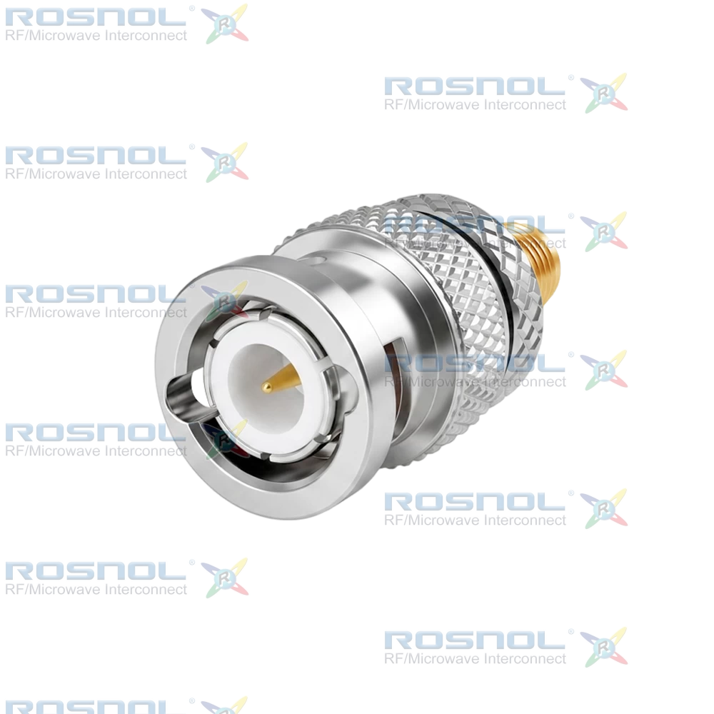 BNC Plug (Male) to SMA Jack (Female) Adapter, DC-4GHz VSWR1.15
