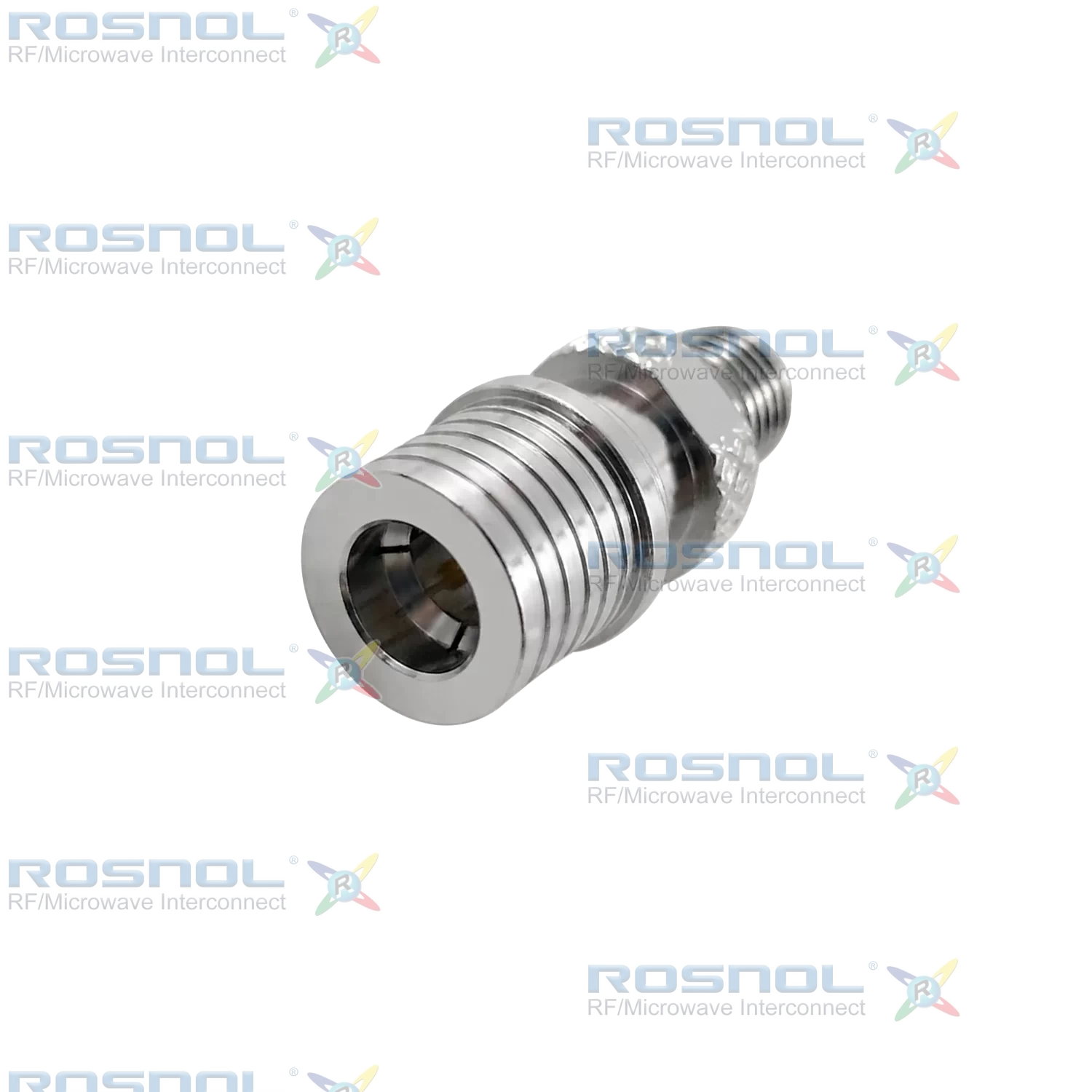 QMA Plug (Male) to SMA Jack (Female) Adapter, DC-18GHz VSWR1.2