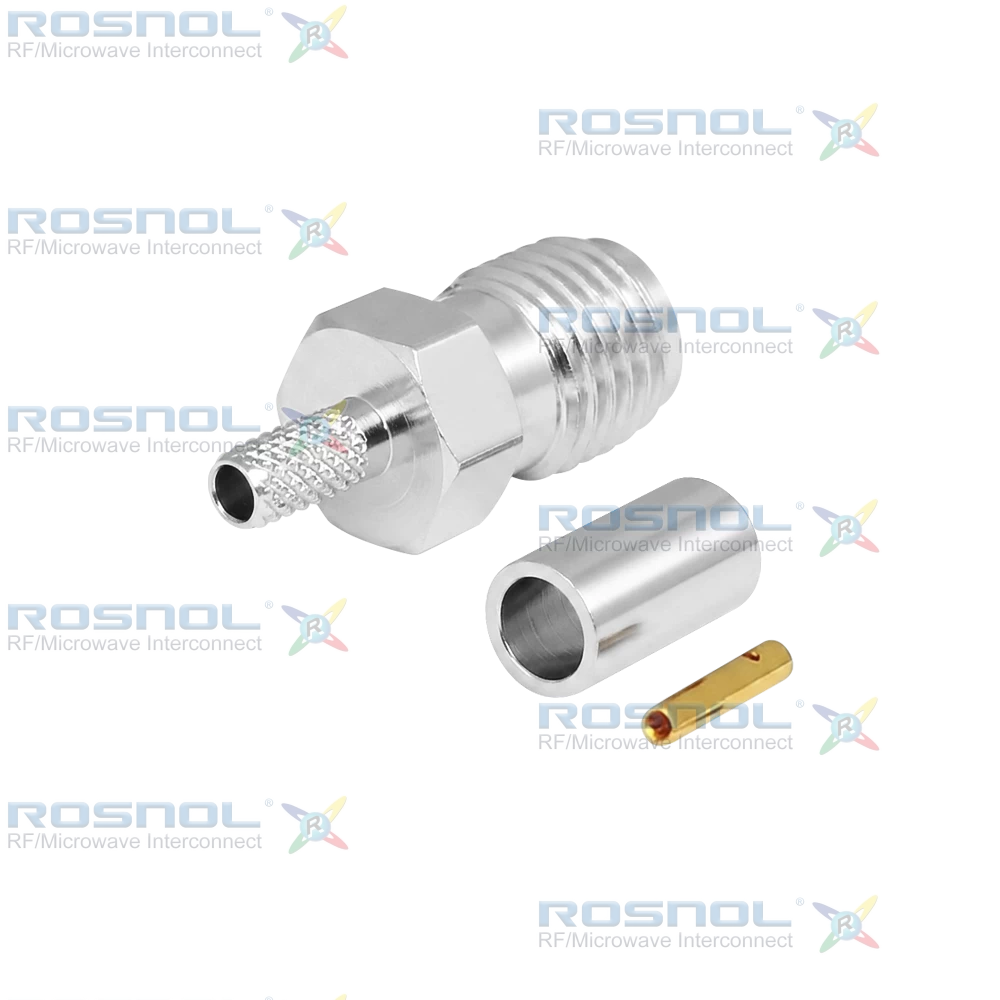SMA Female Cable Connector for Belden 7805, 6 GHz